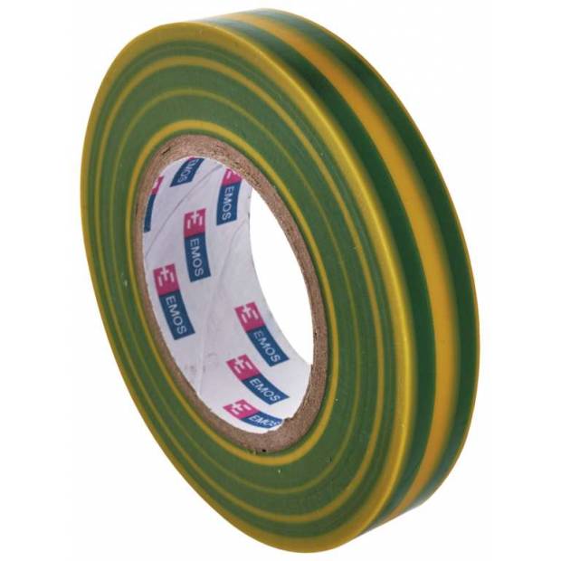 F61515 Izolační páska PVC 15mm / 10m zelenožlutá EMOS
