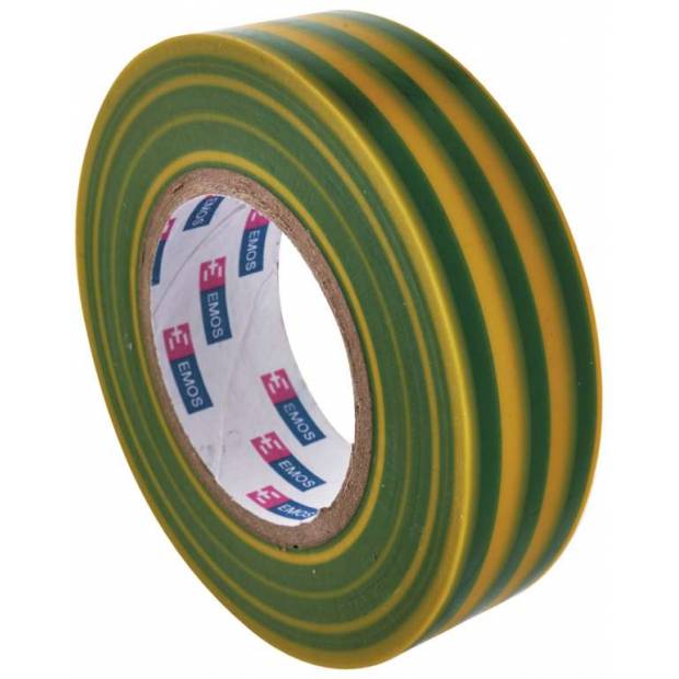 F61925 Izolační páska PVC 19mm / 20m zelenožlutá EMOS