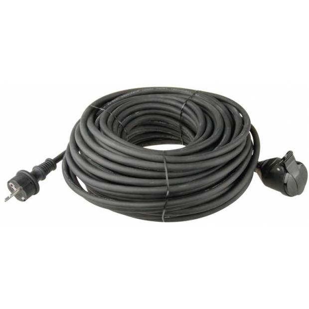 P01720 Prodlužovací kabel gumový – spojka, 20m, 3× 1,5mm2 EMOS
