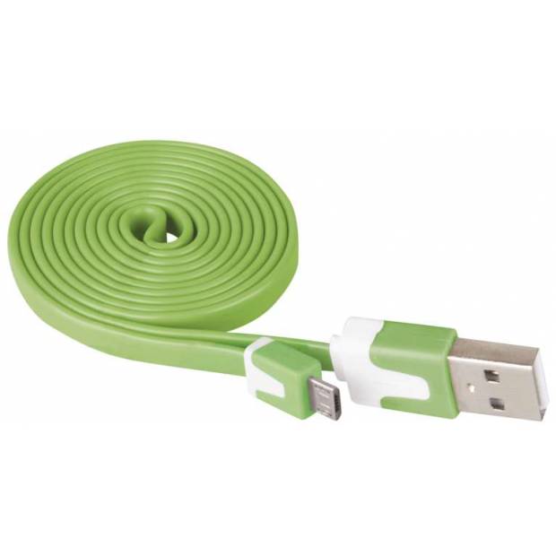 Emos SM7001G Kabel USB 2.0 A/M - micro B/M 1m zelený