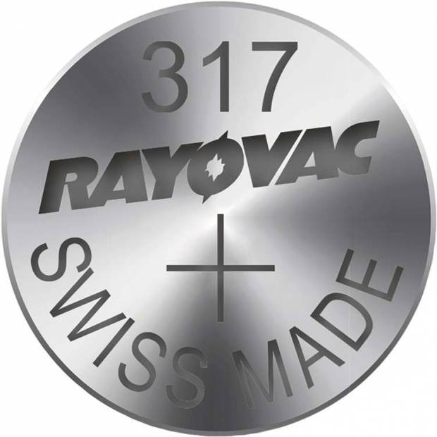 9RW317 Knoflíková baterie do hodinek RAYOVAC 317 blistr Rayovac