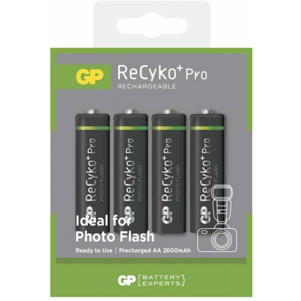 B08264 Nabíjecí baterie GP ReCyko+ Pro Photo Flash HR6 (AA) GP Batteries