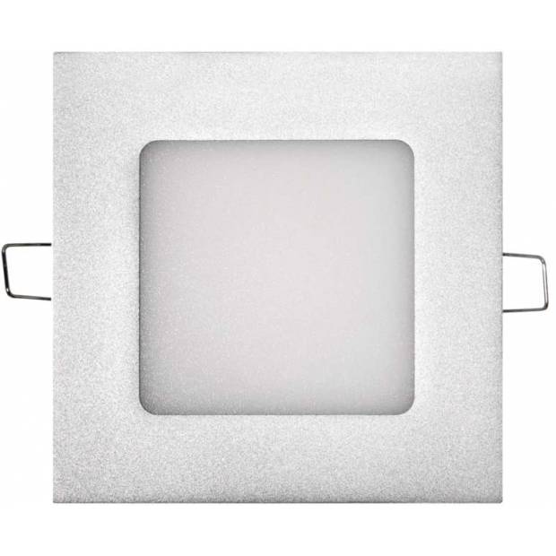 ZD2222 LED panel 120×120, čtvercový vestavný stříbrný, 6W neut. b. EMOS Lighting