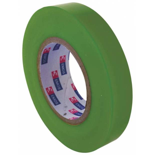 F61519 Izolační páska PVC 15mm / 10m zelená EMOS