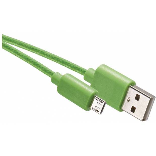 SM7006G USB kabel 2.0 A/M - micro B/M 1m zelený EMOS