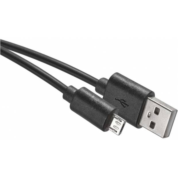 SM7007BL USB kabel 2.0 A/M - micro B/M 0,2m černý, Quick Charge EMOS