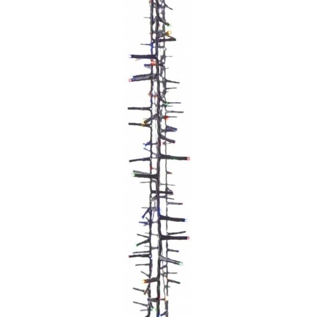 ZY2038T 400 LED řetěz – ježek, 8m, multicolor, časovač Emos