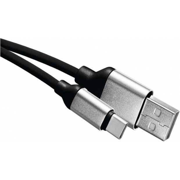 SM7025BL USB kabel 2.0 A/M - C/M 1m černý EMOS