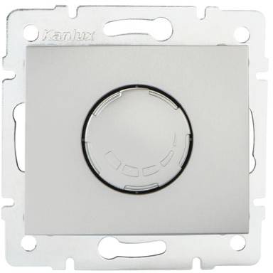 Kanlux DOMO   Stmívač otočný LED 3 - 100W - stříbrná 28756