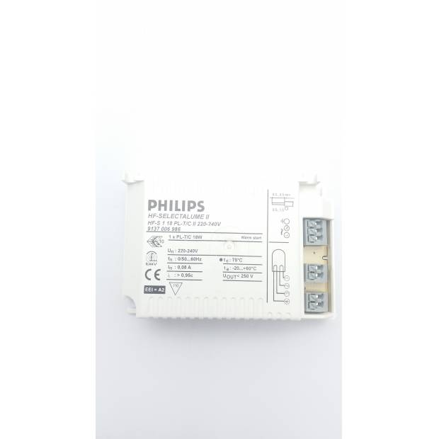 HF-S 118 PL-T/C II 220-240V elektronický předřadník pro zdroj 18W Philips