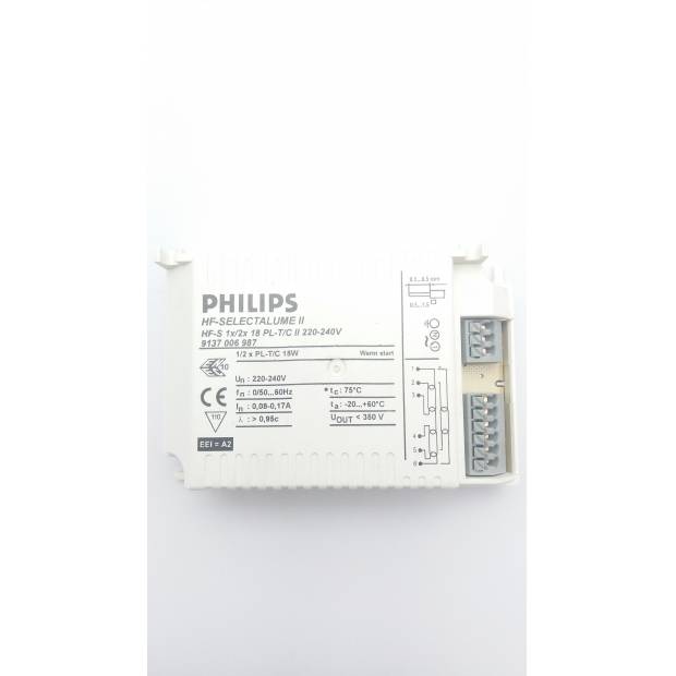 HF-S 1 218 PL-T/C II 220-240V elektronický předřadník pro zdroj 18W Philips
