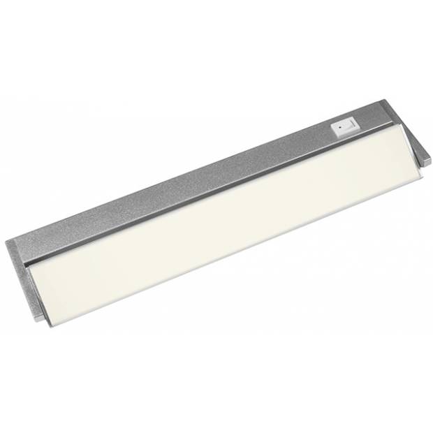 PN11100007 VERSA LED výklopné nábytkové svítidlo s vypínačem pod kuchyňskou linku 5W, stříbrná - teplá Panlux