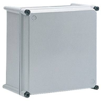 Elektroinstalační krabice APO 41 šedá IP67 rozměr 300x300x175