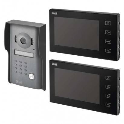 H1014D Sada videotelefonu EMOS RL-10M se 2 monitory EMOS