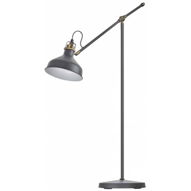 Z7610 Stojací lampa ARTHUR na žárovku E27, 150cm, tmavě šedá EMOS