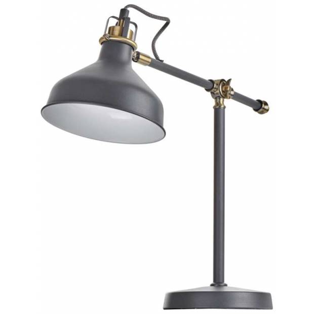Z7611 Stolní lampa HARRY na žárovku E27, tmavě šedá EMOS