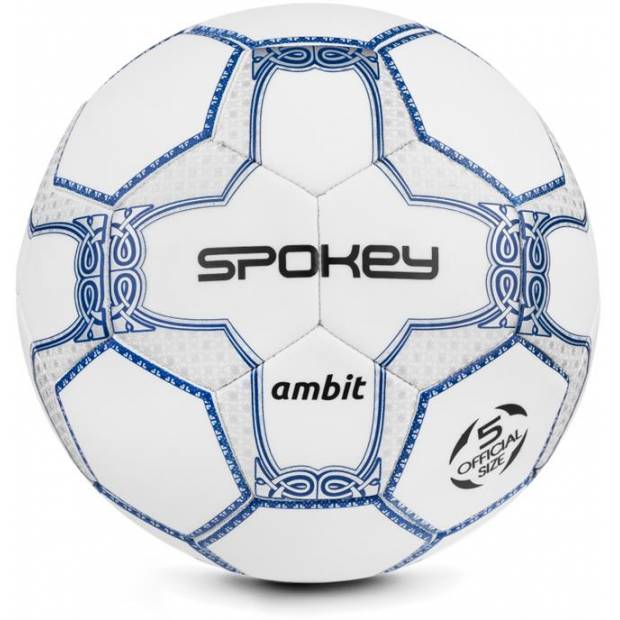 Spokey AMBIT fotbalový míč bílo-stříbrný vel. 5 Spokey