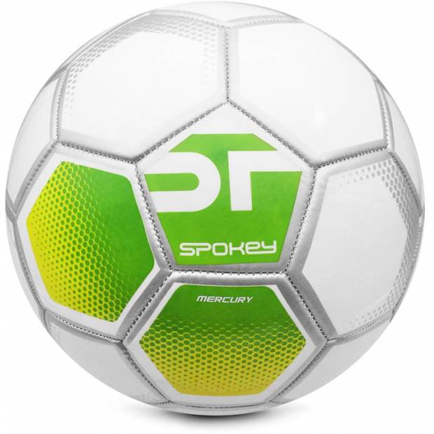 Spokey MERCURY Fotbalový míč vel. 5 šedo-zelený Spokey