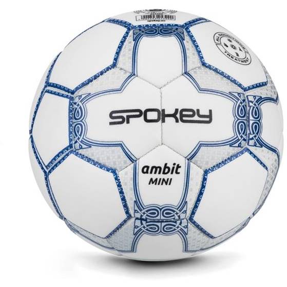 Spokey AMBIT MINI Fotbalový míč vel. 2 bílo-stříbrný Spokey