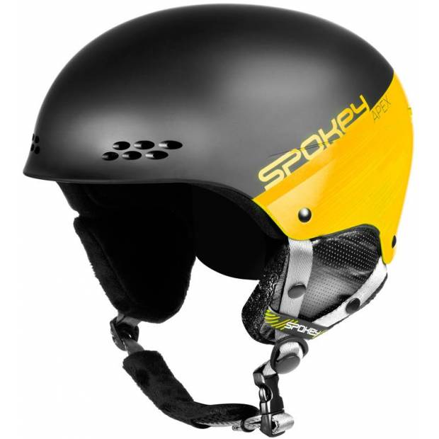 Spokey APEX lyžařská přilba černo-žlutá, vel. L/XL Spokey