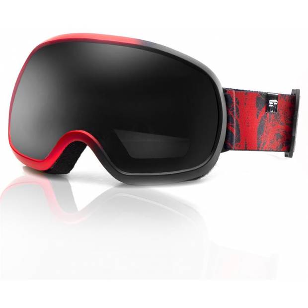 Spokey PARK lyžařské brýle černo-červené Spokey