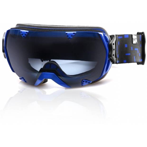 Spokey RED ROCK lyžařské brýle černo-modré Spokey