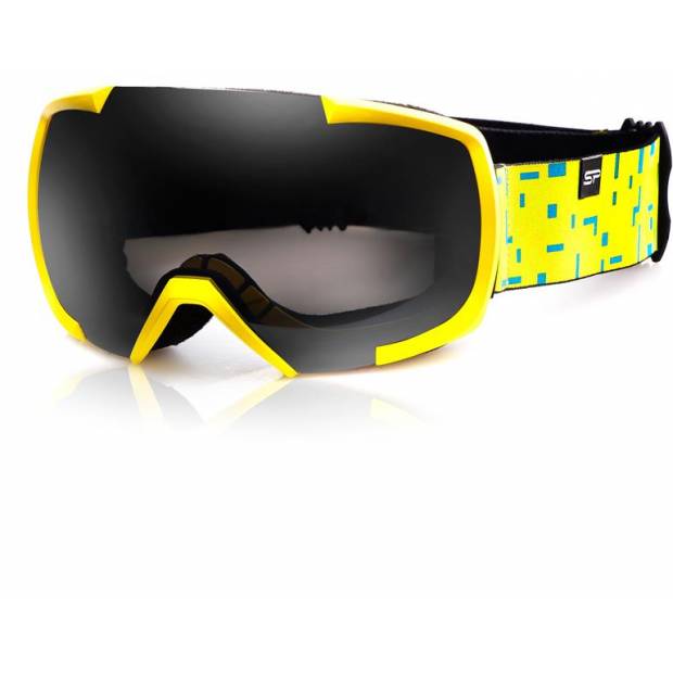 Spokey EVANS lyžařské brýle žluto-šedé Spokey