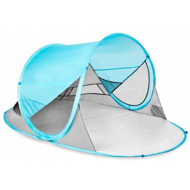 Spokey STRATUS Samorozkládací outdoorový paravan, UV 40, 195x100x85 cm - světle modrý Spokey