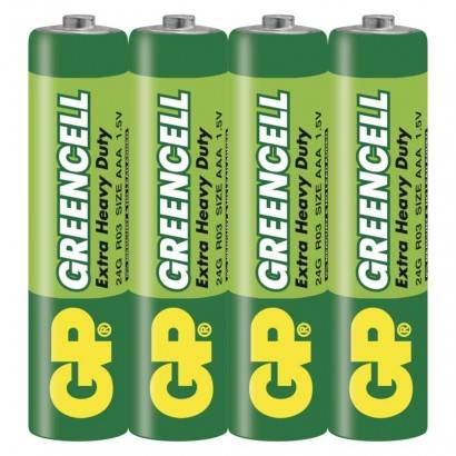 B12104 Zinková baterie GP Greencell AAA (R03) GP Batteries
