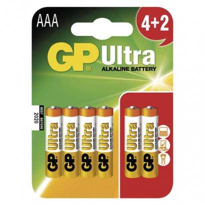 B1911MM Alkalická baterie GP Ultra AAA (LR03) GP