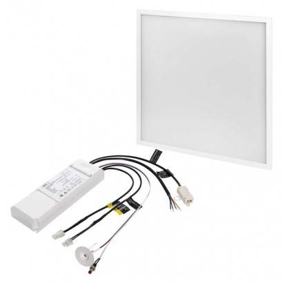ZR1412E LED panel 60×60, čtvercový vestavný bílý, 40W neutrální bílá, Emergency EMOS Lighting