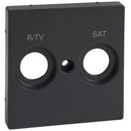 MTN299214 Centrální deska označená R/TV+SAT pro anténní zásuvku System M antracit
