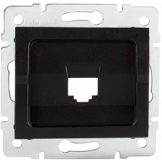 Kanlux LOGI   Adaptér datové zásuvky 1xRJ45 - černá matná 33571