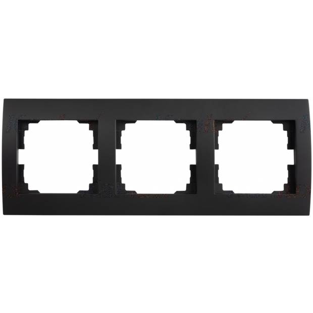Kanlux LOGI   Trojnásobný horizontální rámeček - černá matná 33574