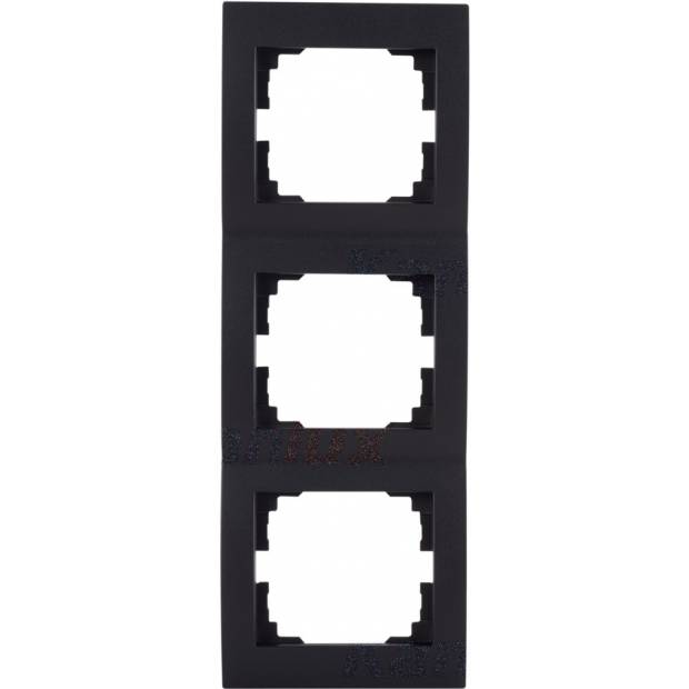 Kanlux LOGI   Trojnásobný vertikální rámeček - černá matná 33579