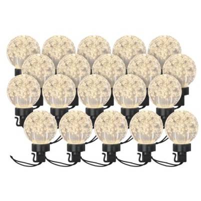 DCPW07 LED světelný řetěz – 20x párty žárovky, 7,6 m, venkovní i vnitřní, teplá bílá EMOS