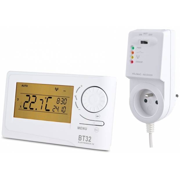 Prostorový bezdrátový termostat BT32 Elektrobock