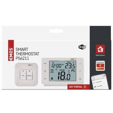 P56211 GoSmart Bezdrátový pokojový termostat P56211 s wifi EMOS