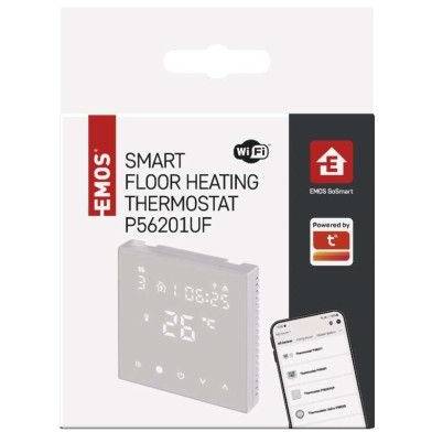 P56201UF GoSmart Digitální pokojový termostat pro podlahové topení P56201UF s wifi EMOS