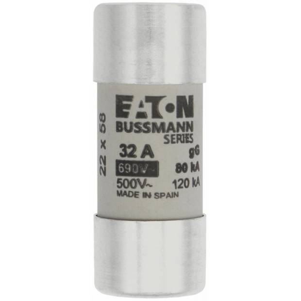 Eaton C22G32 Válcová pojistka 22X58 32A gG 690V PV22