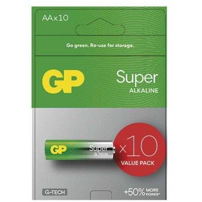 B0121G Alkalická baterie GP Super AA (LR6) GP