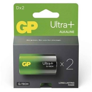 B03412 Alkalická baterie GP Ultra Plus D (LR20) GP