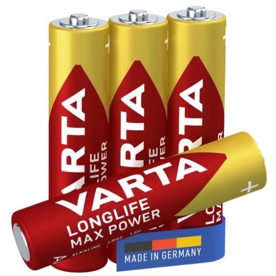 Baterie AAA Varta max power blistr 4ks 1270mAh