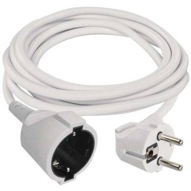 P0122 Prodlužovací kabel 2 m / 1 zásuvky / bílý / PVC / 1 mm2 EMOS