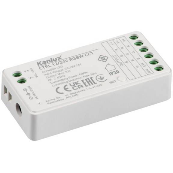 Kanlux CTRL 12/24V RGBW CCT   Řídící jednotka LED pásku (starý kód 22143) 22148