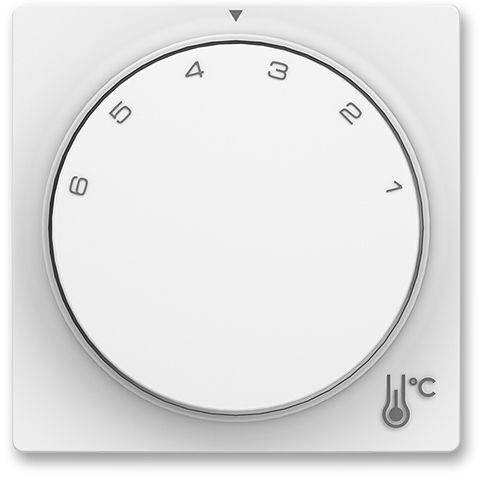 ABB Zoni Kryt termostatu s otočným ovládáním a upevňovací maticí 3292T-A00300 240
