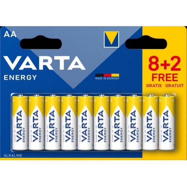 Tužkové baterie Varta AA sada 10 kusů