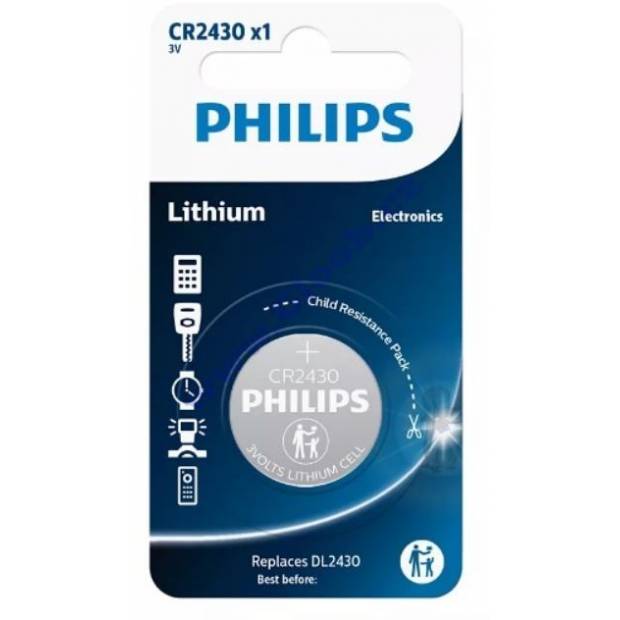 Philips CR2430/00B Baterie knoflíková lithiová CR2430/00B