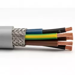 Flexibilní ovládací kabel YSLCY-JZ  5x 1,5 barevné značení žil