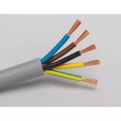 Silový flexibilní kabel YSLY-JB 5x2.5 – 5žilový ovládací kabel s PVC izolací